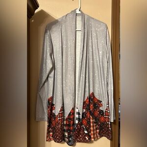 Women’s lightweight jacket/shaw 2XL Christmas design